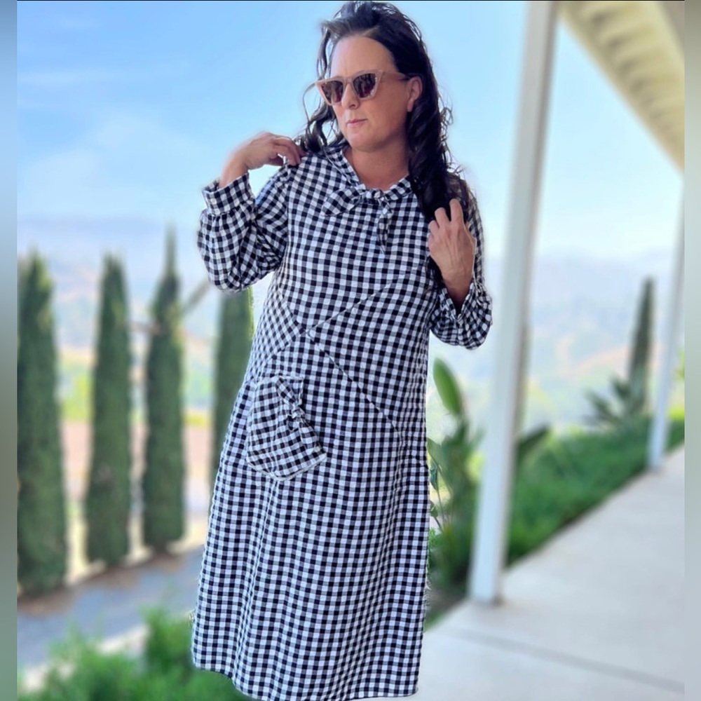 🤍🖤Gingham dress🖤🤍